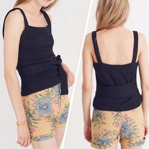 Madewell Sweater Tank Top with Tie